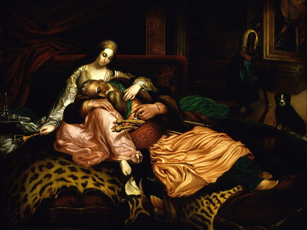TBR -- Interior Scene with Sultan and Concubine Smithsonian American Art Museum, .jpg